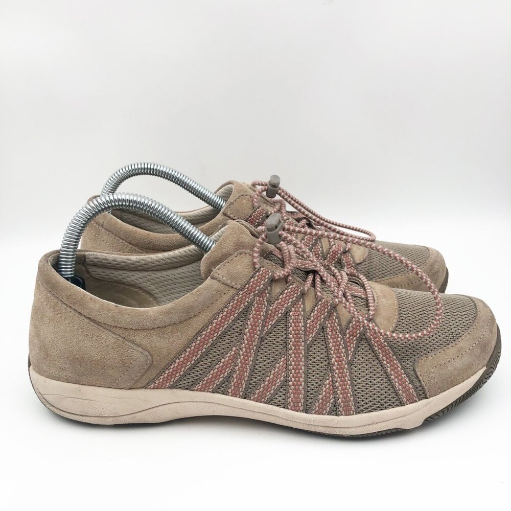 DANSKO Honor Sneakers Tan Leather Cinch Cord EU 40 Womens 10 - Picture 4 of 12
